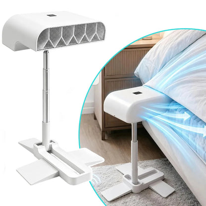 Rechargeable Under-Sheet Bed Cooling Fan – 5-Speed, Remote Control & Timer
