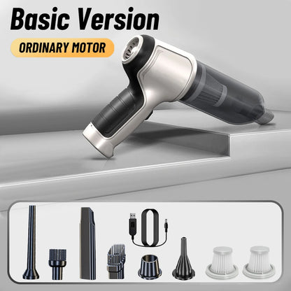 2-in-1 Car Vacuum Cleaner & Blower – 95000PA Wireless Handheld Vacuum