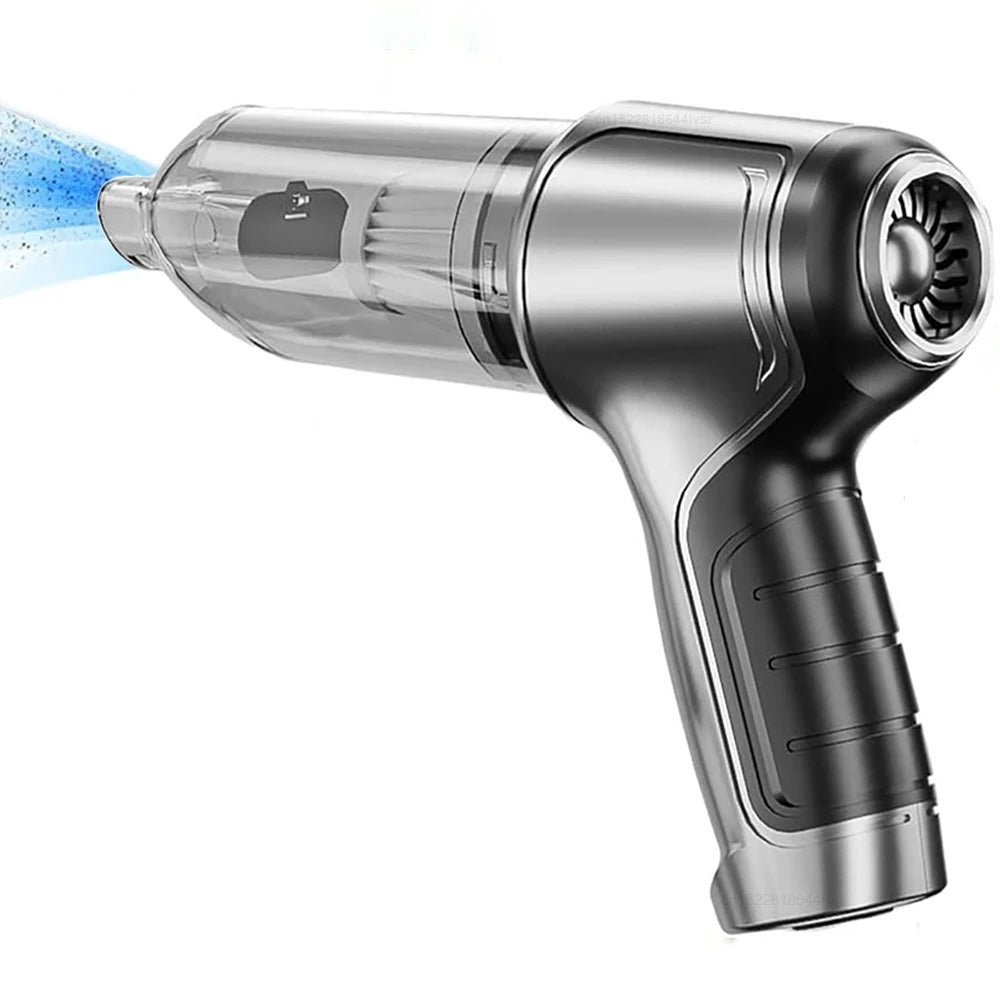 2-in-1 Car Vacuum Cleaner & Blower – 95000PA Wireless Handheld Vacuum