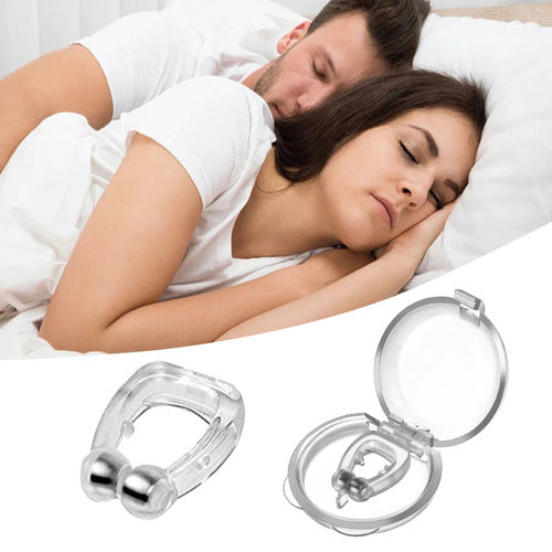Anti Snore Nose Clip – Magnetic Silicone Nasal Dilator (Set of 4)