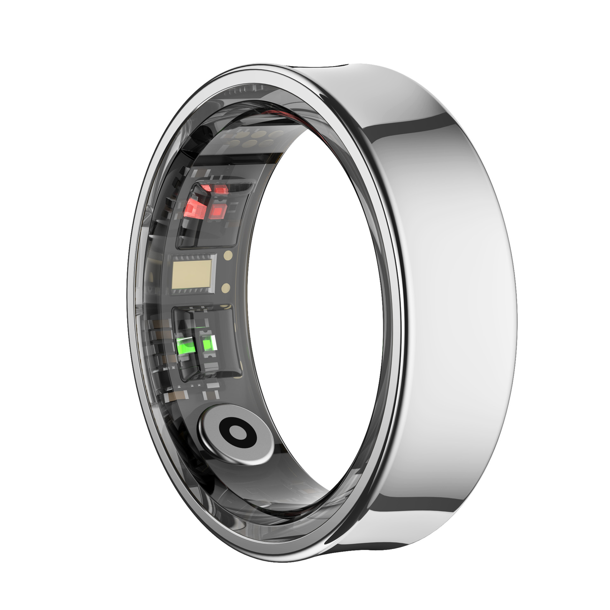 Smart Fitness Ring with Charging Case – Sleep, Heart Rate & Activity Tracker