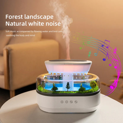 Rain Cloud Aroma Diffuser – Ultrasonic Essential Oil Diffuser & Humidifier with 7 Night Lights