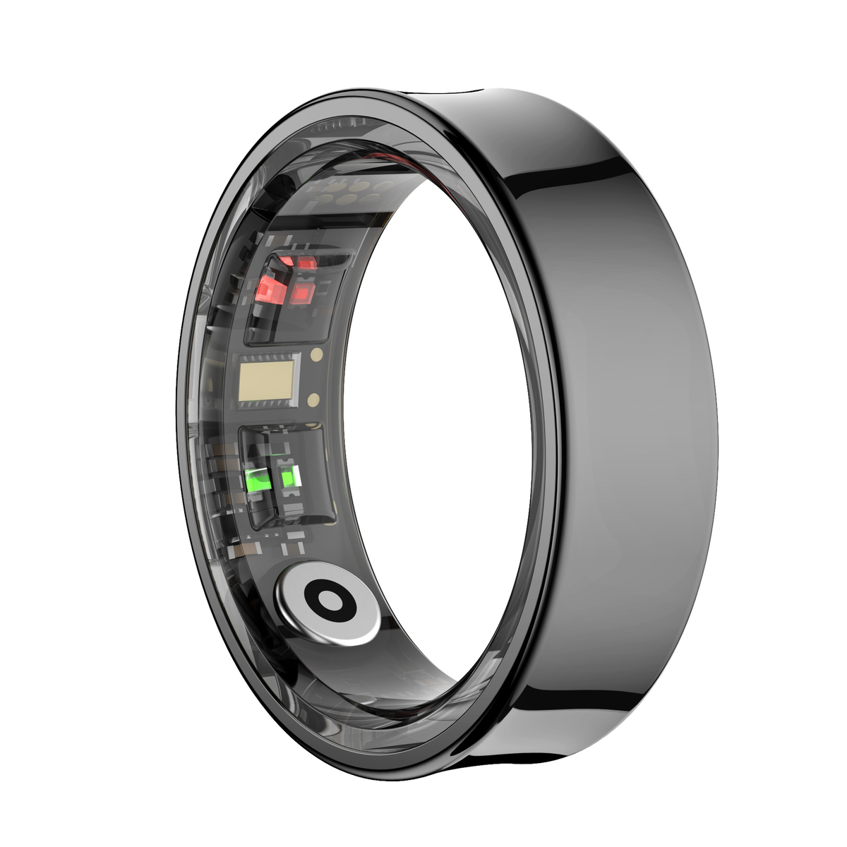 Smart Fitness Ring with Charging Case – Sleep, Heart Rate & Activity Tracker