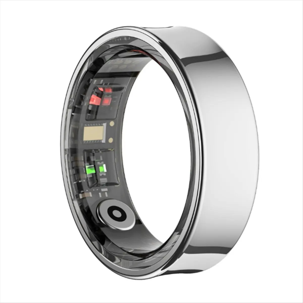 Smart Fitness Ring with Charging Case – Sleep, Heart Rate & Activity Tracker