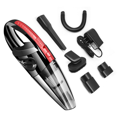 Cordless Car Vacuum Cleaner with Charging Cable – Handheld, Portable, Reusable Filter