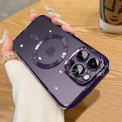 iPhone MagSafe Silicone Case – Magnetic Wireless Charging Cover