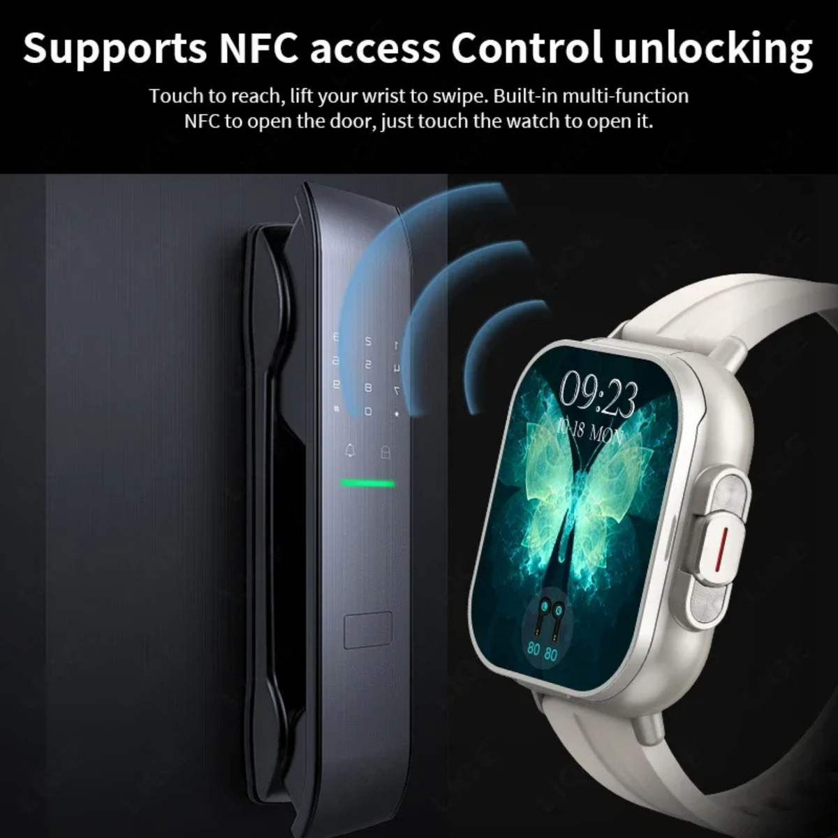 2-in-1 Smartwatch with Integrated Bluetooth Earbuds – HD Fitness Watch