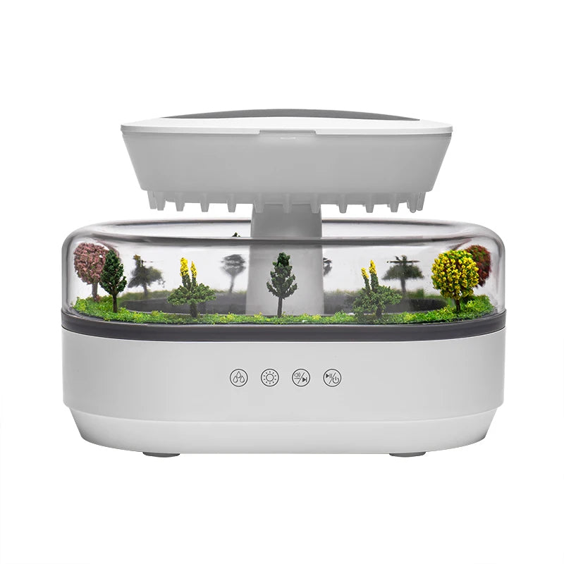 Rain Cloud Aroma Diffuser – Ultrasonic Essential Oil Diffuser & Humidifier with 7 Night Lights
