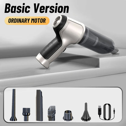 2-in-1 Car Vacuum Cleaner & Blower – 95000PA Wireless Handheld Vacuum