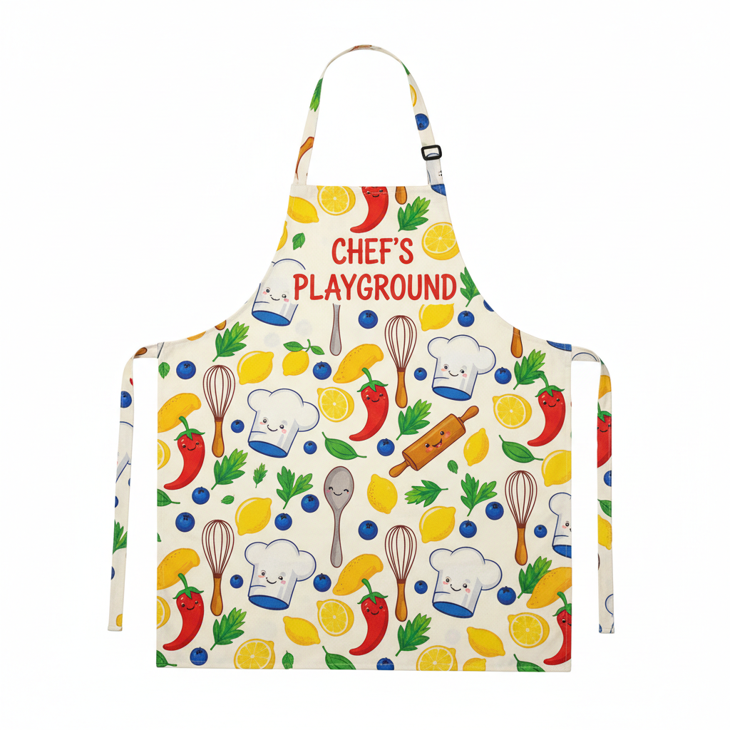 Printed Chef Apron